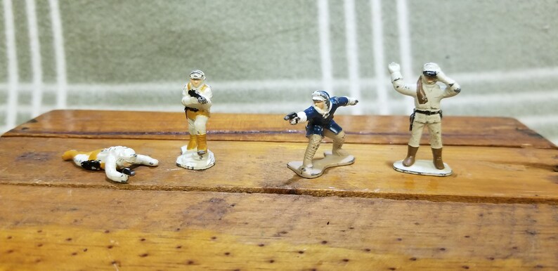 vintage miniature metal star wars figures
