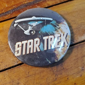 Vintage Star Trek Enterprise Pocket/Purse Mirror