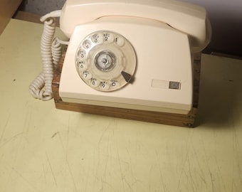 Rare Vintage Polish Rotary Telephone