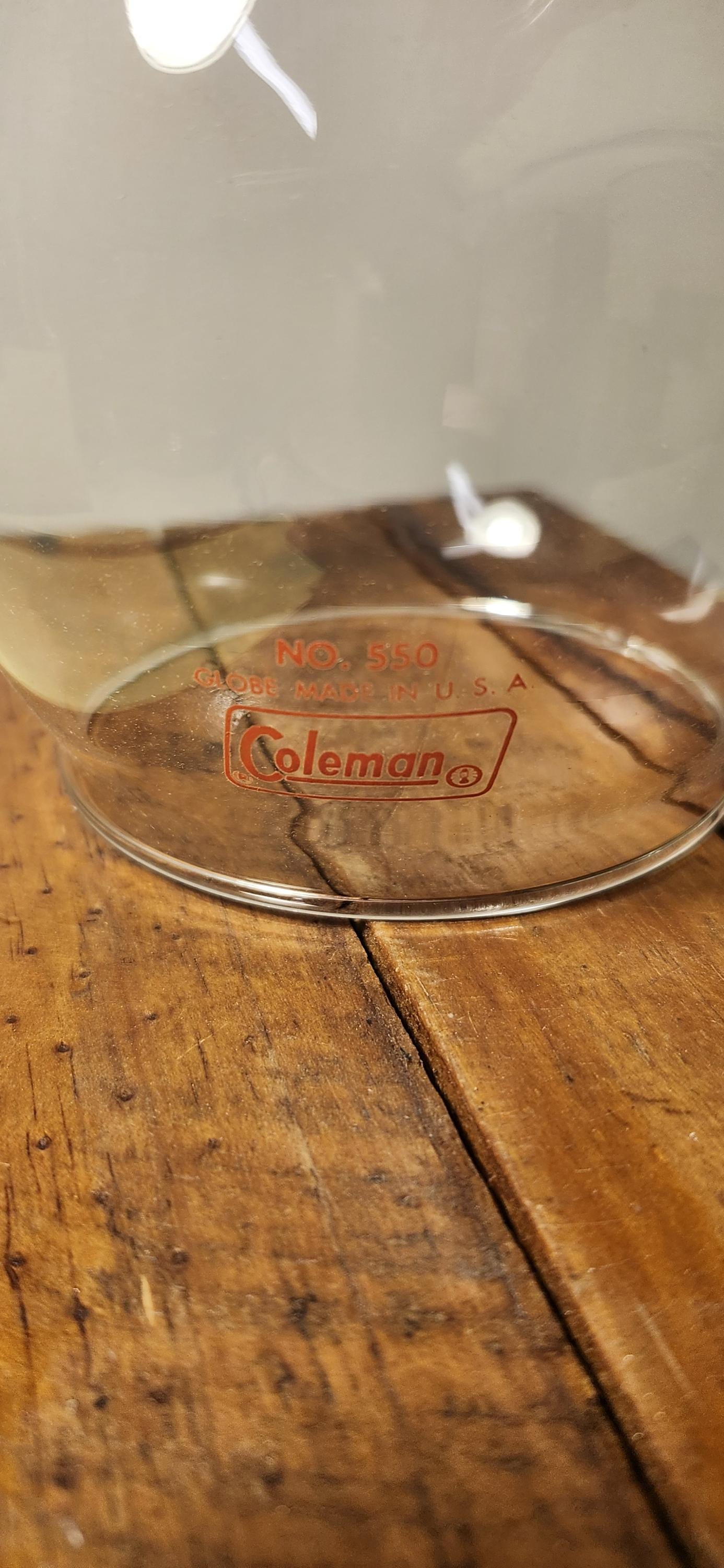 ライト・ランタン Coleman Globe No. 550 Made in USA Vintage NOS Coleman 550 Lantern Globe. - Etsy