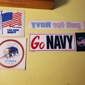 Vintage U.S. Navy Decals