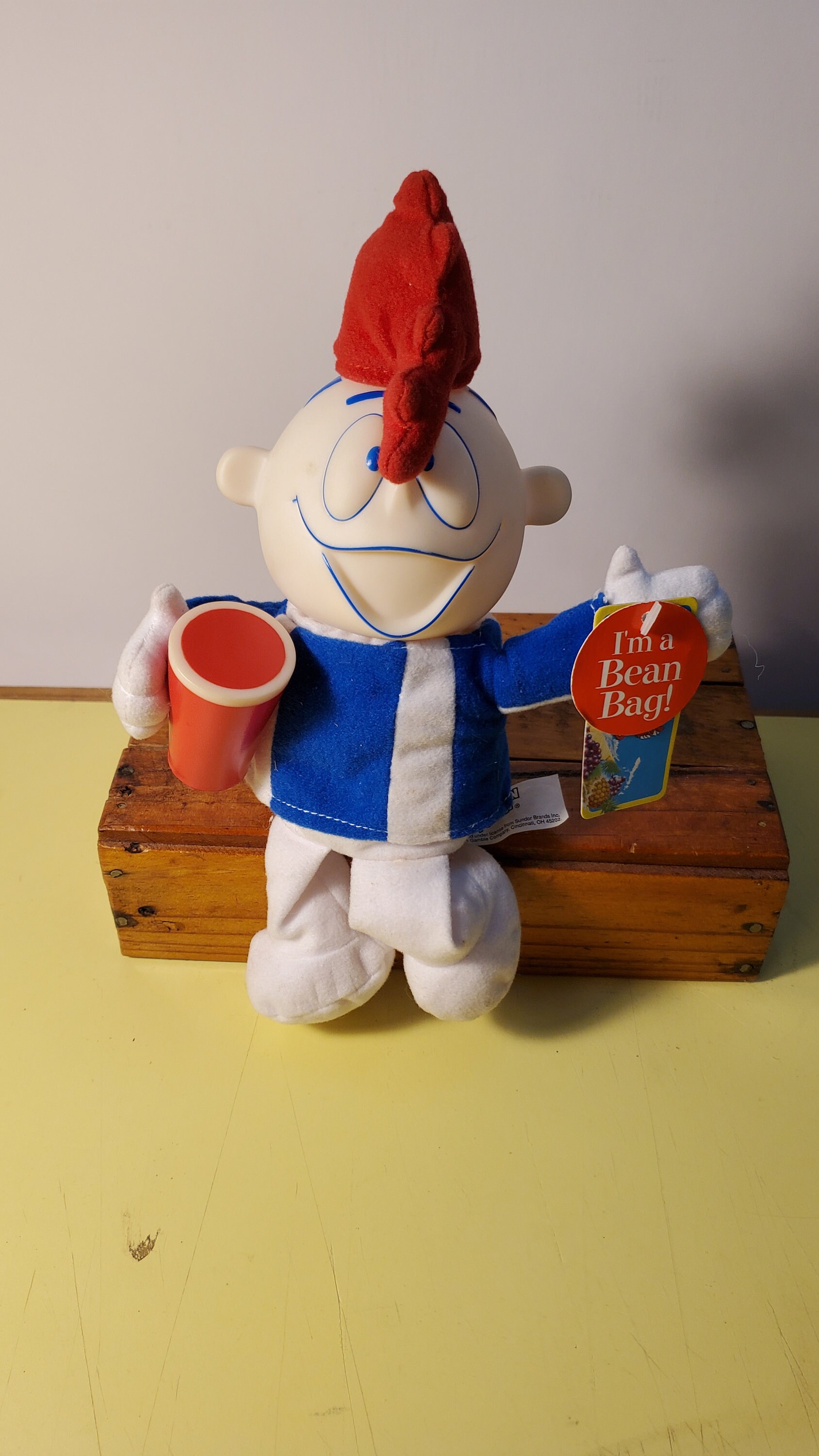 Muñeco de peluche PROMO Vintage Hawaiian Punch Bean Bag 10” 1997