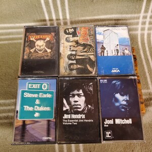 70s/80s Lot of 6 Rock and Roll Cassette Tapes. Steve Earle. | Etsy