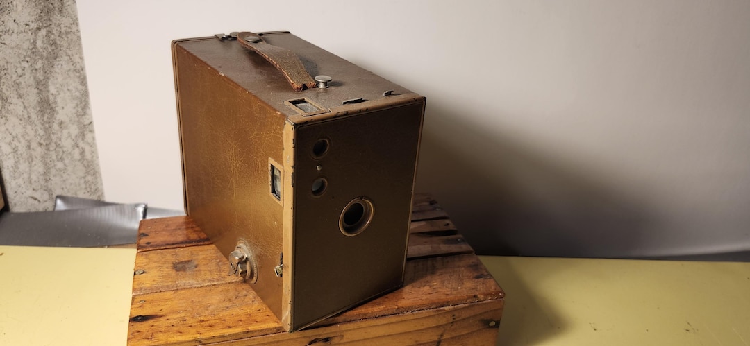 Rare Brown Brownie BOX CAMERA. Art Deco. Wedding Decor. Home Decor. - Etsy