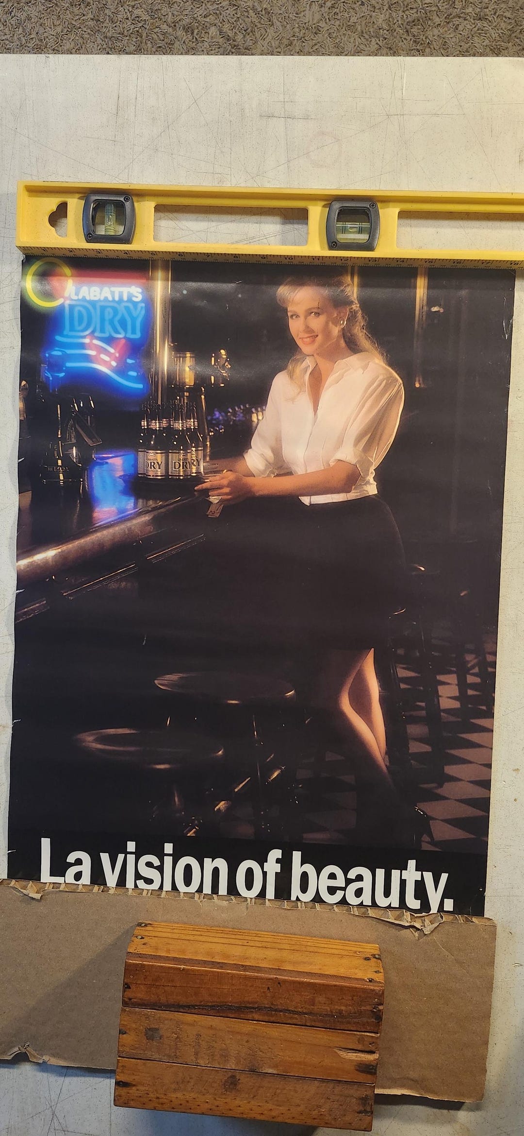 Vintage Labatt Dry Girl Poster 18