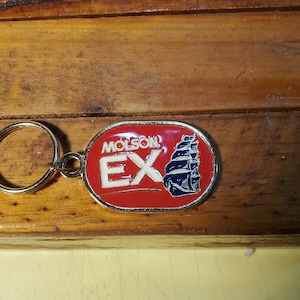Vintage Molson Export Beer Key Fob/keychain.