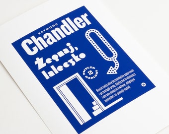 Raymond Chandler FAREWELL MY LOVELY cover – exclusive numbered print on cotton paper