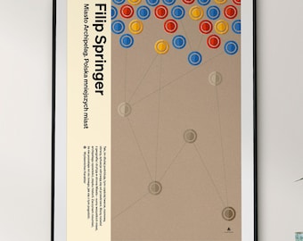 Archipelago City – Filip Springer Poster, 20×28 in (50×70 cm), Unframed