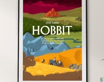 Hobbit – J.R.R. Tolkien Poster, 20×28 in (50×70 cm), Unframed