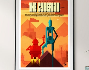 The Cyberiad – Stanislaw Lem Poster, 20×28 in (50×70 cm), Unframed