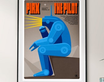 Pirx the Pilot – Stanislaw Lem Poster, 20×28 in (50×70 cm), Unframed