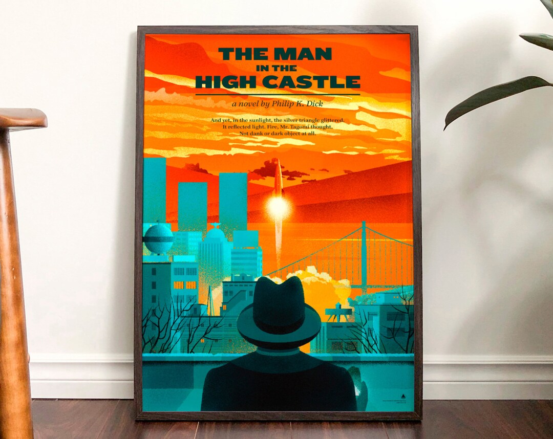 The Man in the High Castle Book Poster Inspired by Philip K Dick for