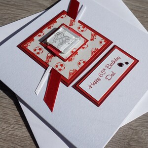 Leeds united-personnalisé de carte d'anniversaire-football Leeds united-personnalisé de carte d'anniversaire-football