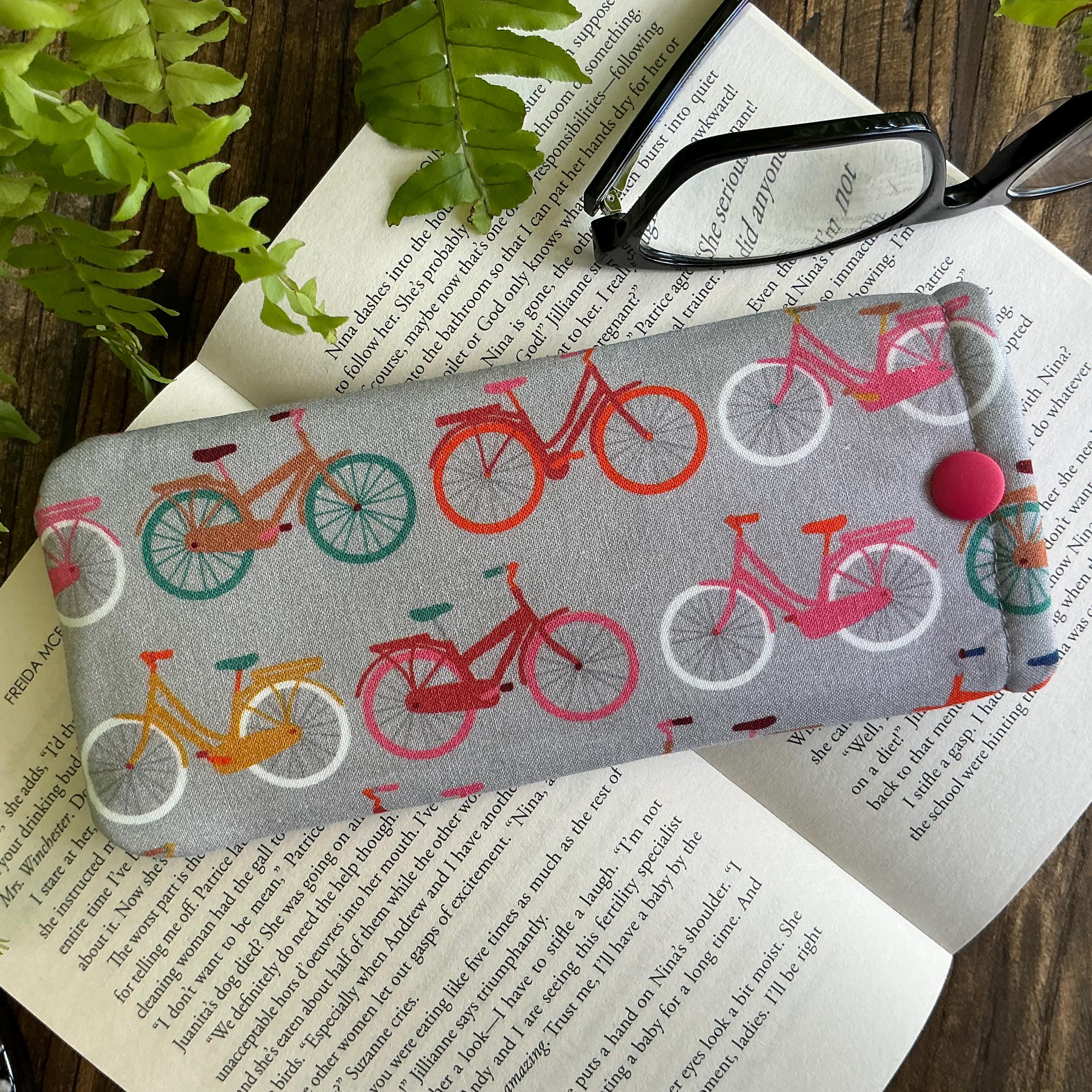 39 Best Eyeglasses Cases: Stylish and Protective Options for Your Eyewear 33 Handmade Bicycle Fabric Glasses Case Bike Sunglasses Snap Pouch Soft…