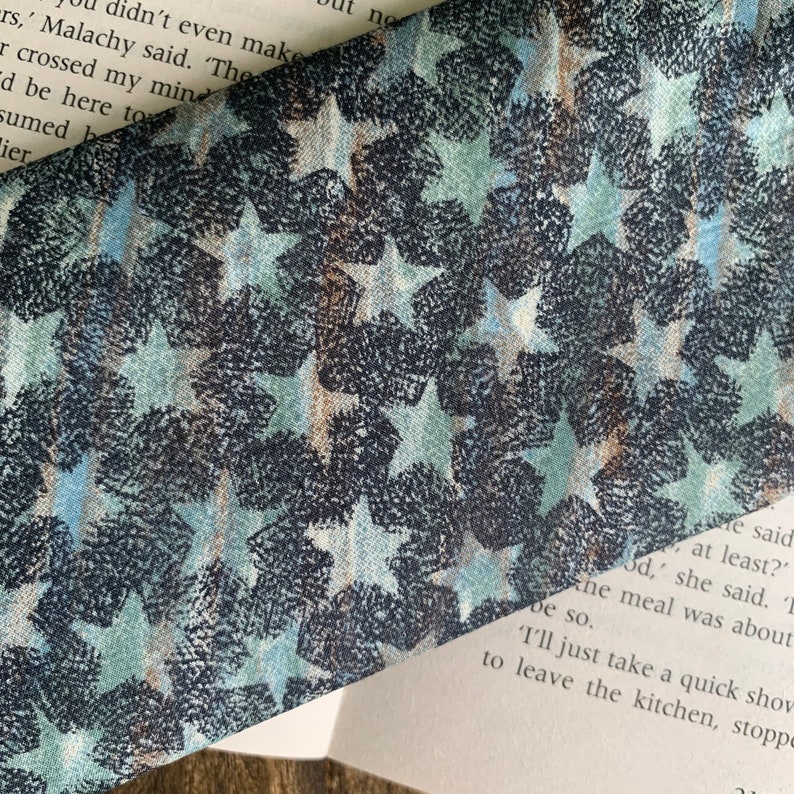 Liberty Tana Lawn star fabric Glasses case Spectacles snap pouch Gift idea