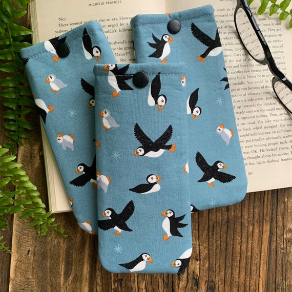 Sunglasses Pouch Animal Bird Eagle Squeeze Top Glasses Pouch Por 並行輸入品 Sunglasses Soft Case With Carabiner Squirrel Bird Mushroom