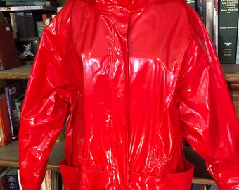 Vinyl Raincoat Etsy