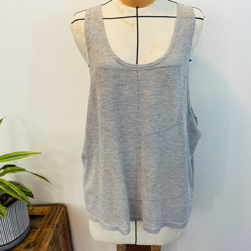 80s Yellow Mesh Top main image 0