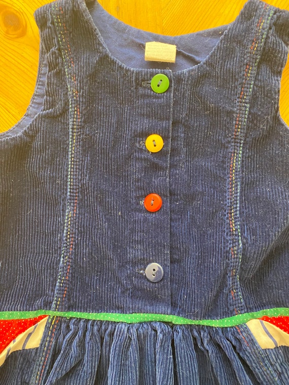 size 3t primary colors outfit. Vintage Baby Dress… - image 5