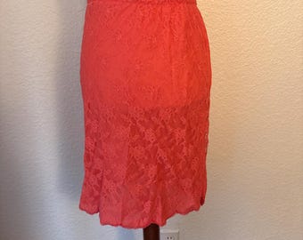size S coral pink half slip by Gossard Artemis