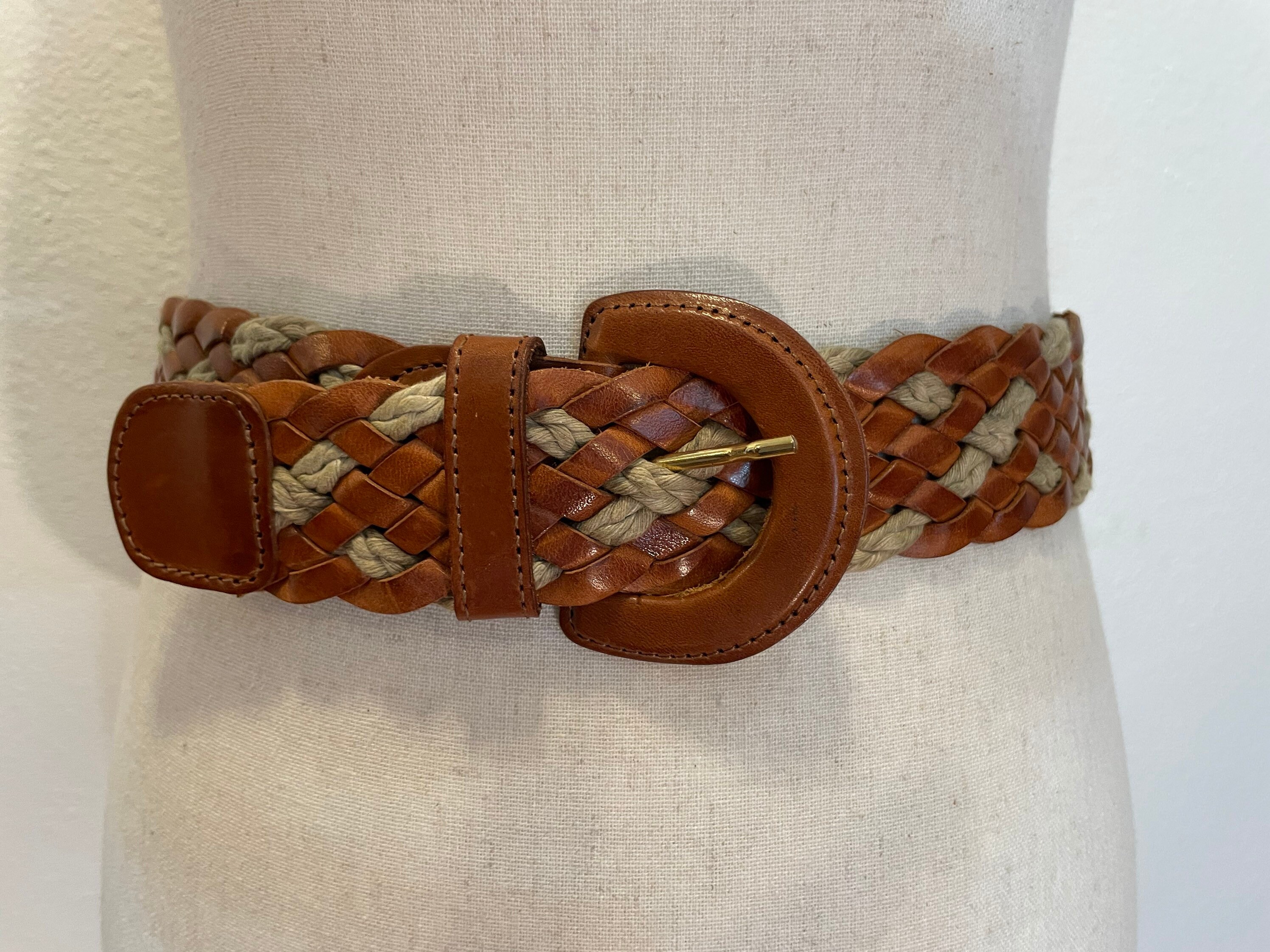 LUIGI LANATTA brown leather belt women’s VINTAGE WOMEN main image 4