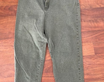 90s Pale Sage Green Jeans by Lands