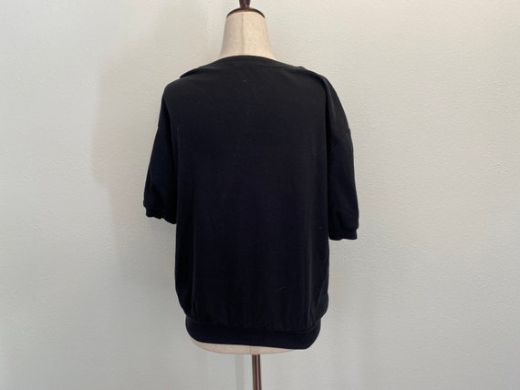 1980s white stag shirt. Black. Cotton blend 50/50… - image 3
