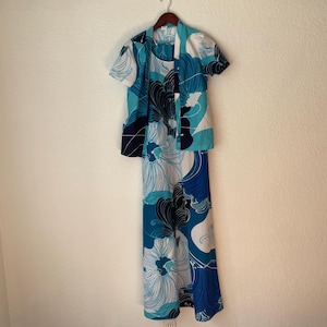 MALIHINI HAWAII ヴィンテージワンピース　FOR LIBERTY Vintage 1960s Dress / Malihini Hawaiian / Neon Floral Print