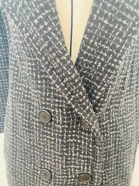 Designer Paris Sports Club Tweed long wool Winter… - image 10