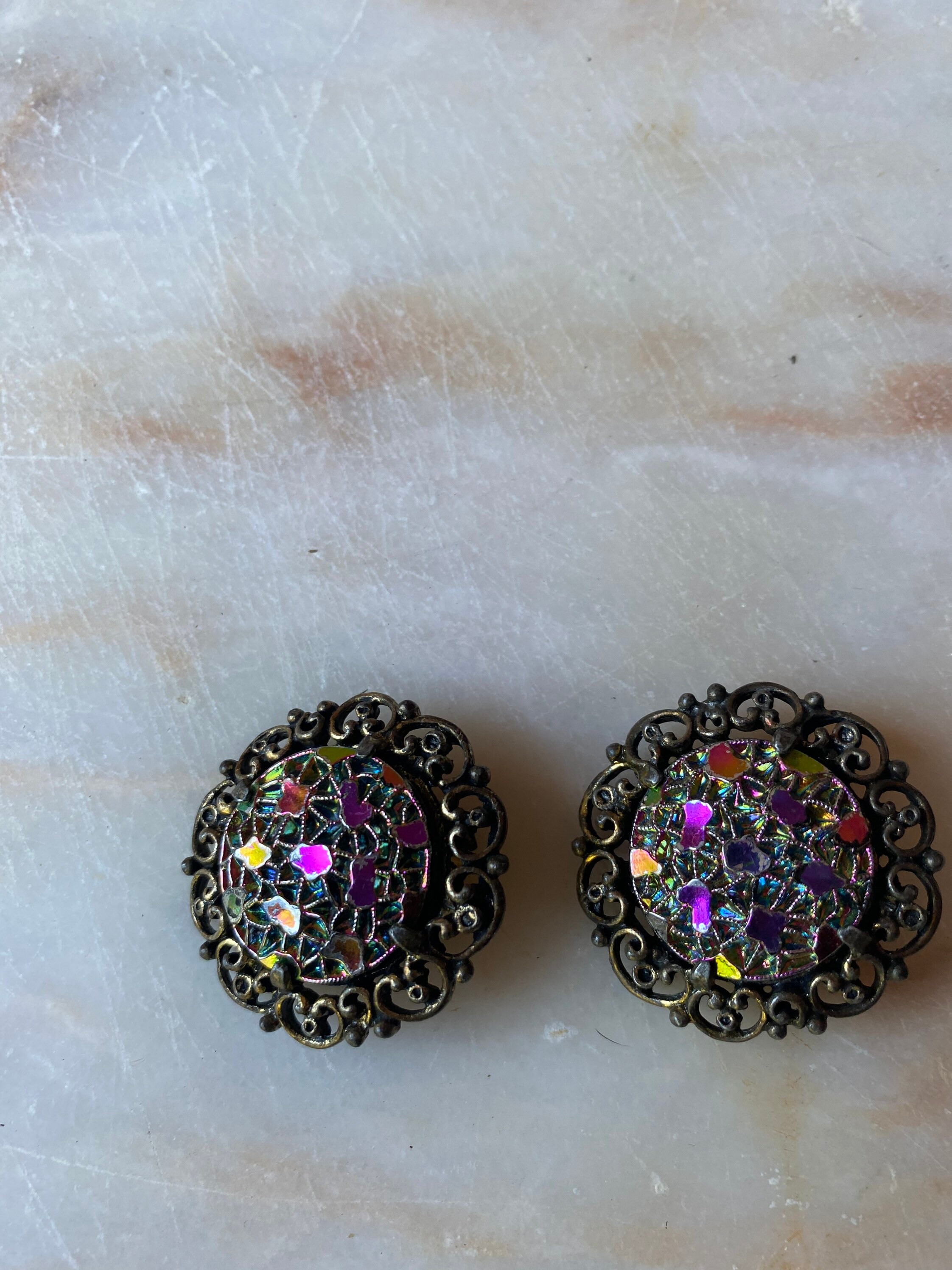 Big online gaudy earrings
