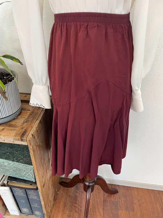 Burgundy prairie skirt online