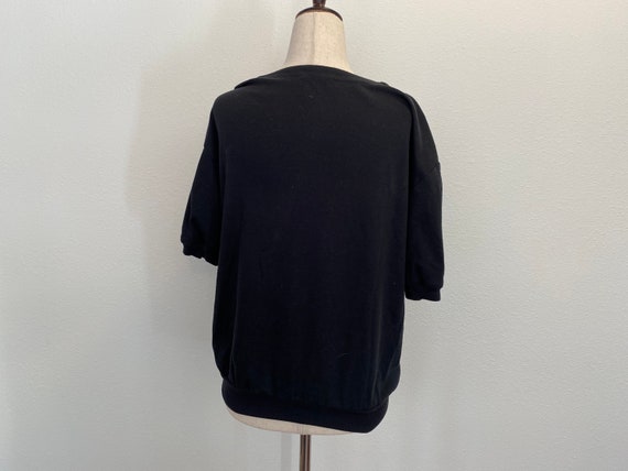 1980s white stag shirt. Black. Cotton blend 50/50… - image 7
