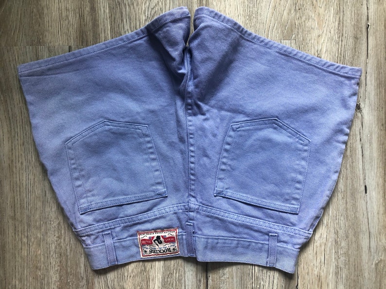 Lilac All Cotton Shorts Gorgeous Fab Long SHorts. By Rockies Mom Pants Vintage Size 11 High Waisted Shorts Mom Jeans