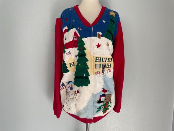 Vintage Patriotic Christmas Quacker Ugly