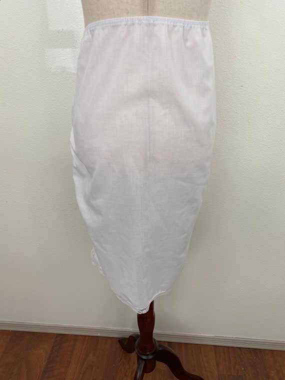 Vintage white cotton half slip. JC Penney. Cotton Ble… Gem