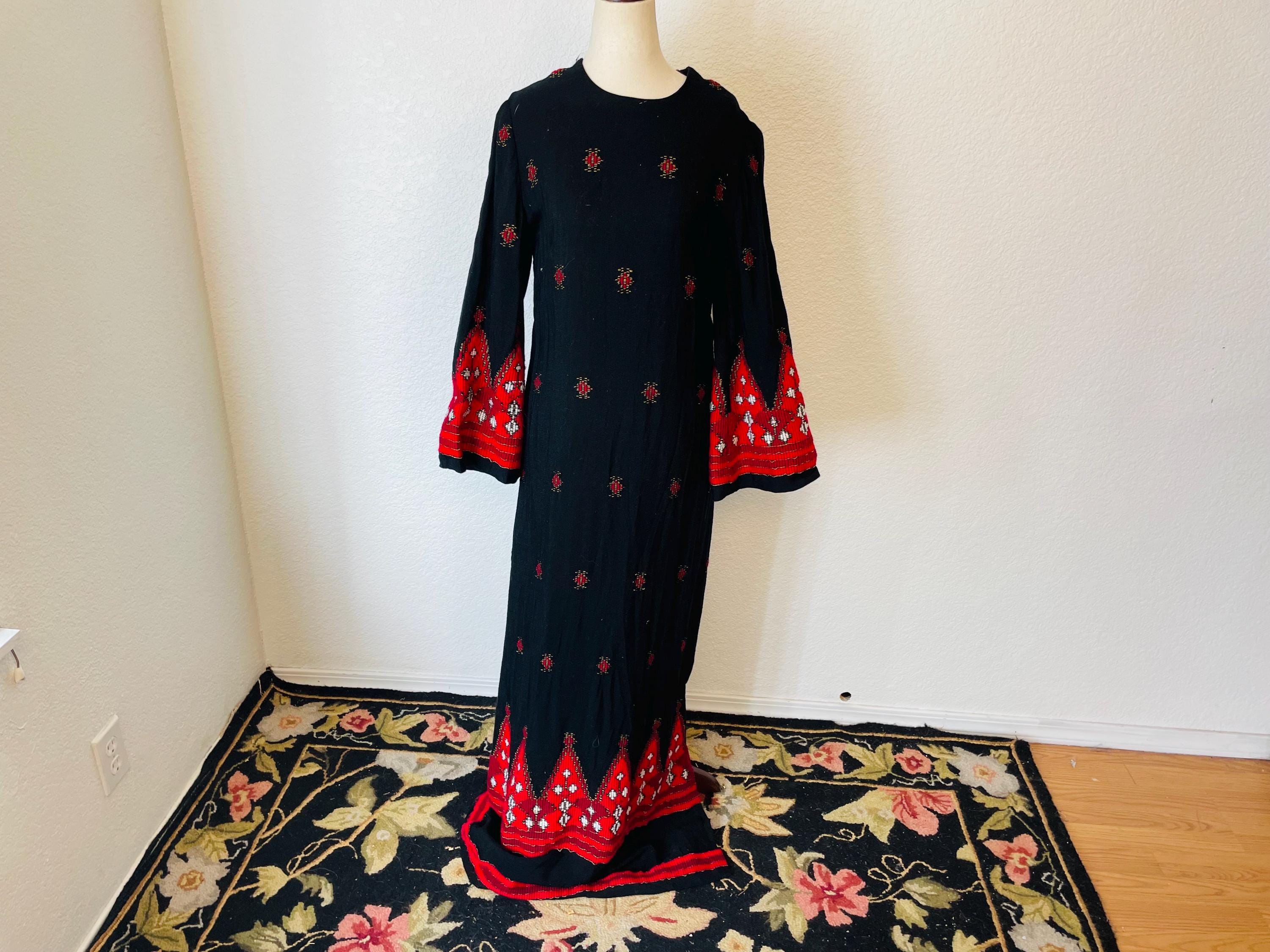 Embroidered Greek Dress - Etsy