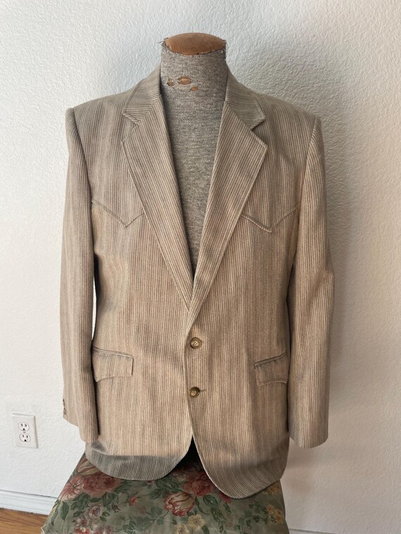 size sm/M 2 button western style Wrangler fitted … - image 7