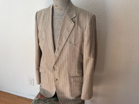 size sm/M 2 button western style Wrangler fitted … - image 1