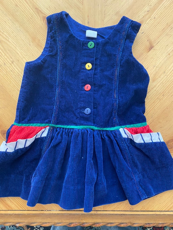 size 3t primary colors outfit. Vintage Baby Dress… - image 1