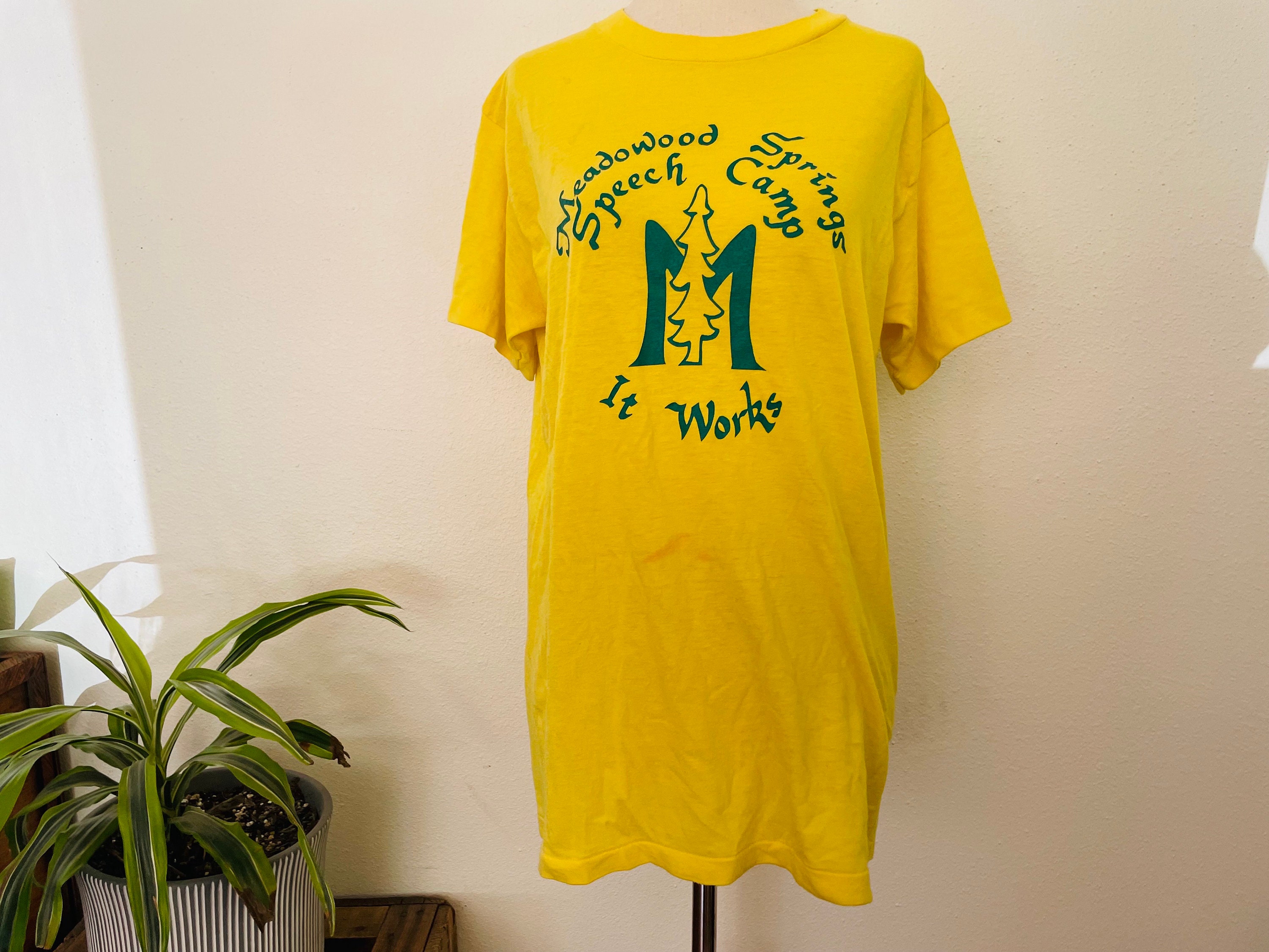 Vintage 70s Camp Tee - Etsy