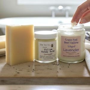 Grass Fed Beef Tallow Balm: Whipped Tallow Gift Set