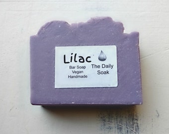 Lilac Soap - Natural Bar Soap, Handmade Soap, Homemade Soap, Handcrafted Soap.