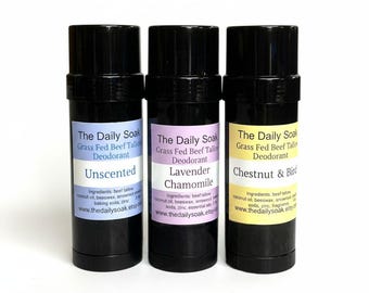 Natural Deodorant: Beef Tallow Deodorant.