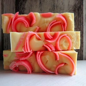 Handmade Lemon Drop soap scented with essential oils. image 2