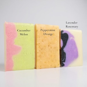 Bar soap, 5 bars of soap, mix scents your choice.