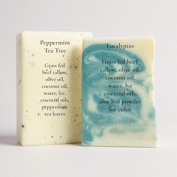 Tallow Soap: Grass Fed Beef Tallow Bar Soap