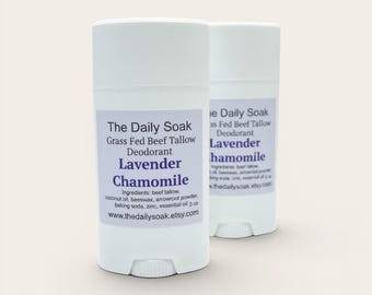 Natural Deodorant: Beef Tallow Deodorant.