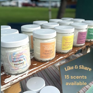 Tallow Balm, Whipped Tallow Face and Body Cream, Grass Fed Beef tallow 11 Unscented or Scented Options, Tallow Face and body Moisturizer.
