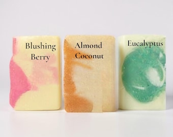 Bar soap, 5 bars of soap, mix scents your choice.
