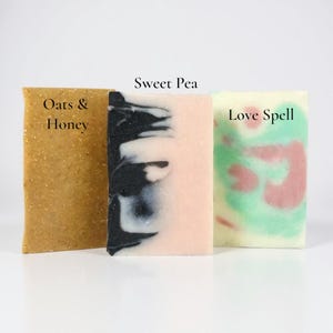 Soap, 5 bars of handmade soap,  Bar soap, Vegan Soap,  Homemade Natural Soap. Scent’s listed in description.